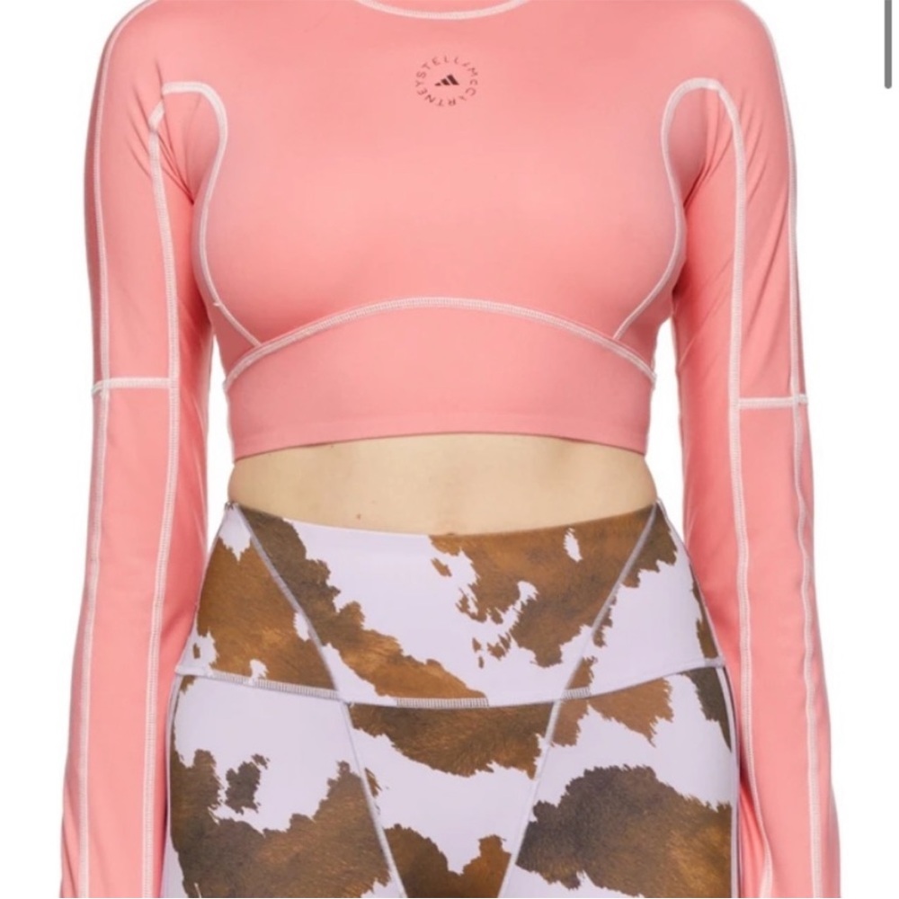 NEW Adidas x Stella McCartney Yoga Crop Top - Picture 2 of 8